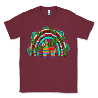 Burgundy mexican pinata rainbow Classic Tee - Artiststas