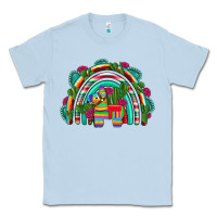 Dusty Blue mexican pinata rainbow Classic Tee - Artiststas