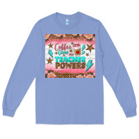 Colony Blue coffee gives me teacher powers tumbler Long Sleeve Tee - BundleAndBundleShop