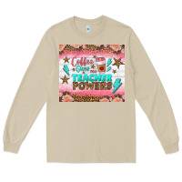 Mushroom coffee gives me teacher powers tumbler Long Sleeve Tee - BundleAndBundleShop
