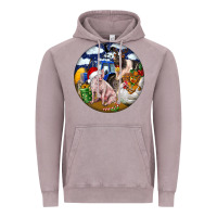 Vintage Zinc Farm And Pig Vintage Hoodie - FaDigitalArtStudio