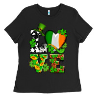 Black Love St. Patrick's Ladies Tee - OliviaCreatesArt