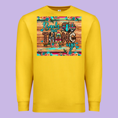 Back That Thang Up Premium Sweatshirt Designed By Jahusdesignshop