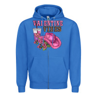 True Royal valentines day valentine vıbes Zipper Hoodie - AdoDesignShop