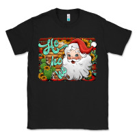 Black ho ho ho santa claus Classic Tee - Jasminsmagicworld