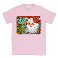 Bubblegum Pink ho ho ho santa claus Classic Tee - Jasminsmagicworld
