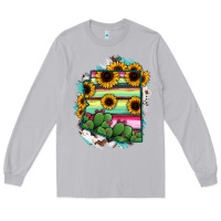 Moon Dust Arizona Map Sunflower Cactus Serape Long Sleeve Tee - RanaPortraitStore