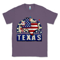 Lavender texas 4th of july Classic Tee - CowGirlArtShop