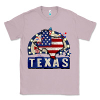 Lilac texas 4th of july Classic Tee - CowGirlArtShop