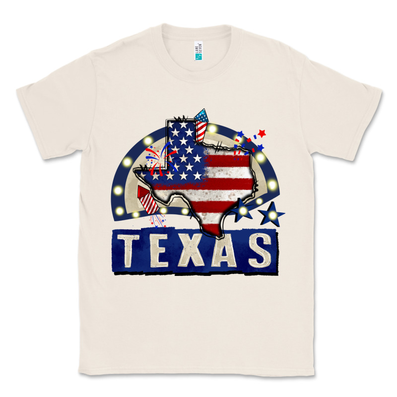 Texas 4th Of July Classic Tee by CowGirlArtShop | Teevron
