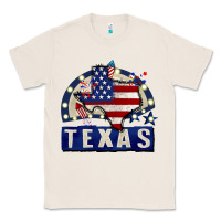Natural texas 4th of july Classic Tee - CowGirlArtShop