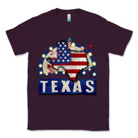 Plum texas 4th of july Classic Tee - CowGirlArtShop