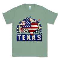 Sage texas 4th of july Classic Tee - CowGirlArtShop
