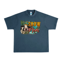 Midnight Navy Show mom cow Mother's Day Urban Heavy Tee - FaDigitalArtStudio