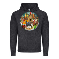 Vintage Black Christmas coop ornament Vintage Hoodie - FaDigitalArtStudio