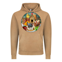 Vintage Camel Christmas coop ornament Vintage Hoodie - FaDigitalArtStudio