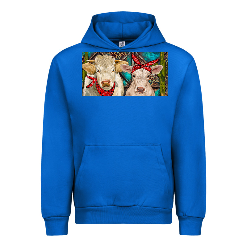 Charolais Bull And Calf Urban Hoodie by RanaPortraitStore | Teevron