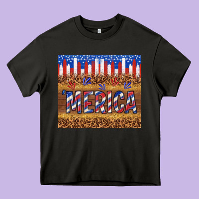 'merica Heavy Core Tee Designed By Tumblerdesignbyshophia