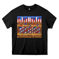 Black 'merica Heavy Core Tee - TumblerDesignByShophia