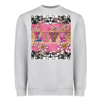 Heather Grey v.d love and lotus tumbler Heavyweight Sweatshirt - AdoDesignShop
