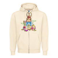 Sandshell easter bunny and eggs Zipper Hoodie - AdoDesignShop