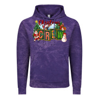 Cloud Purple Christmas Crew Vintage Hoodie - FaDigitalArtStudio
