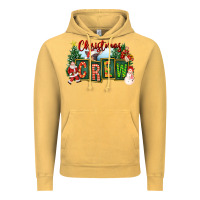 Vintage Mustard Christmas Crew Vintage Hoodie - FaDigitalArtStudio