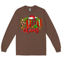 Chestnut Christmas Gigi Claus Long Sleeve Tee - FaDigitalArtStudio