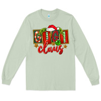 Matcha Christmas Gigi Claus Long Sleeve Tee - FaDigitalArtStudio