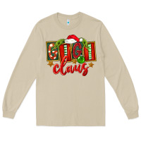 Mushroom Christmas Gigi Claus Long Sleeve Tee - FaDigitalArtStudio