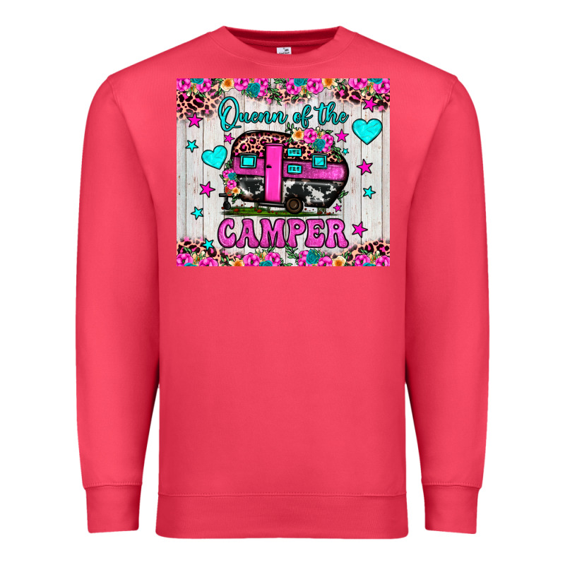 Queen Of The Camper Premium Sweatshirt by JahusDesignShop | Teevron