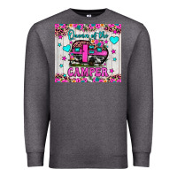Charcoal Heather queen of the camper Premium Sweatshirt - JahusDesignShop