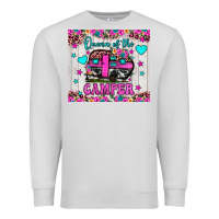 Dove Grey queen of the camper Premium Sweatshirt - JahusDesignShop