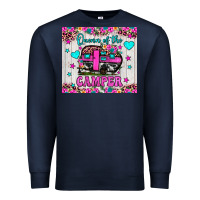 Navy queen of the camper Premium Sweatshirt - JahusDesignShop