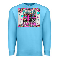 Ocean Blue queen of the camper Premium Sweatshirt - JahusDesignShop
