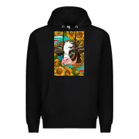Black Cute Baby Calf Premium Hoodie - LillyAllenDesigns