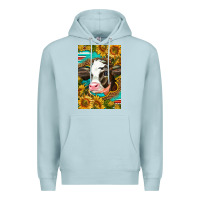 Blue Mist Cute Baby Calf Premium Hoodie - LillyAllenDesigns