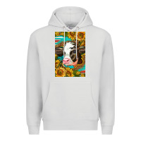 Dove Grey Cute Baby Calf Premium Hoodie - LillyAllenDesigns