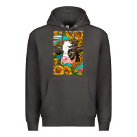 Smoke Cute Baby Calf Premium Hoodie - LillyAllenDesigns
