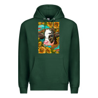 Sports Green Cute Baby Calf Premium Hoodie - LillyAllenDesigns