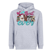 Heather Grey best auntie ever Heavyweight Hoodie - JahusDesignShop