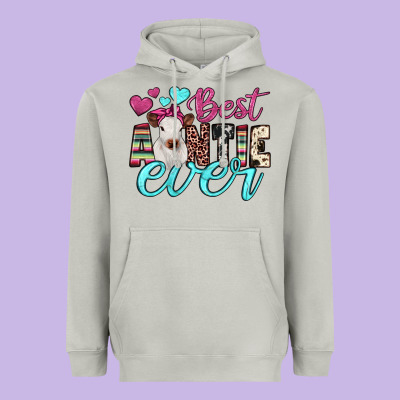 Best Auntie Ever Heavyweight Hoodie Designed By Jahusdesignshop