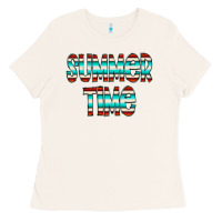 Bone summer time serape doodle Ladies Tee - CowCowDesign