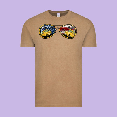 Bus Driver Sunglasses Vintage Tee Designed By Jasminsmagicworld