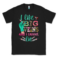 Black I like big veins and i cannot lie Classic Tee - CowGirlArtShop