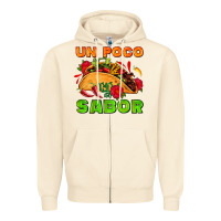 Sandshell un poco sabor with taco and pepper Zipper Hoodie - AdoDesignShop
