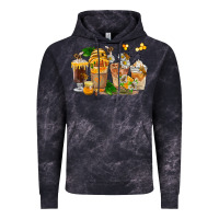 Cloud Black Honey Bee Coffee Cups Vintage Hoodie - FaDigitalArtStudio