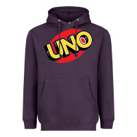 Plum UNO Card Game Heavyweight Hoodie - baoMotion