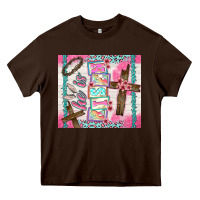 Chocolate Brown he is risen Heavy Core Tee - TumblerDesignByShophia