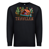 Black traveler Premium Sweatshirt - JahusDesignShop